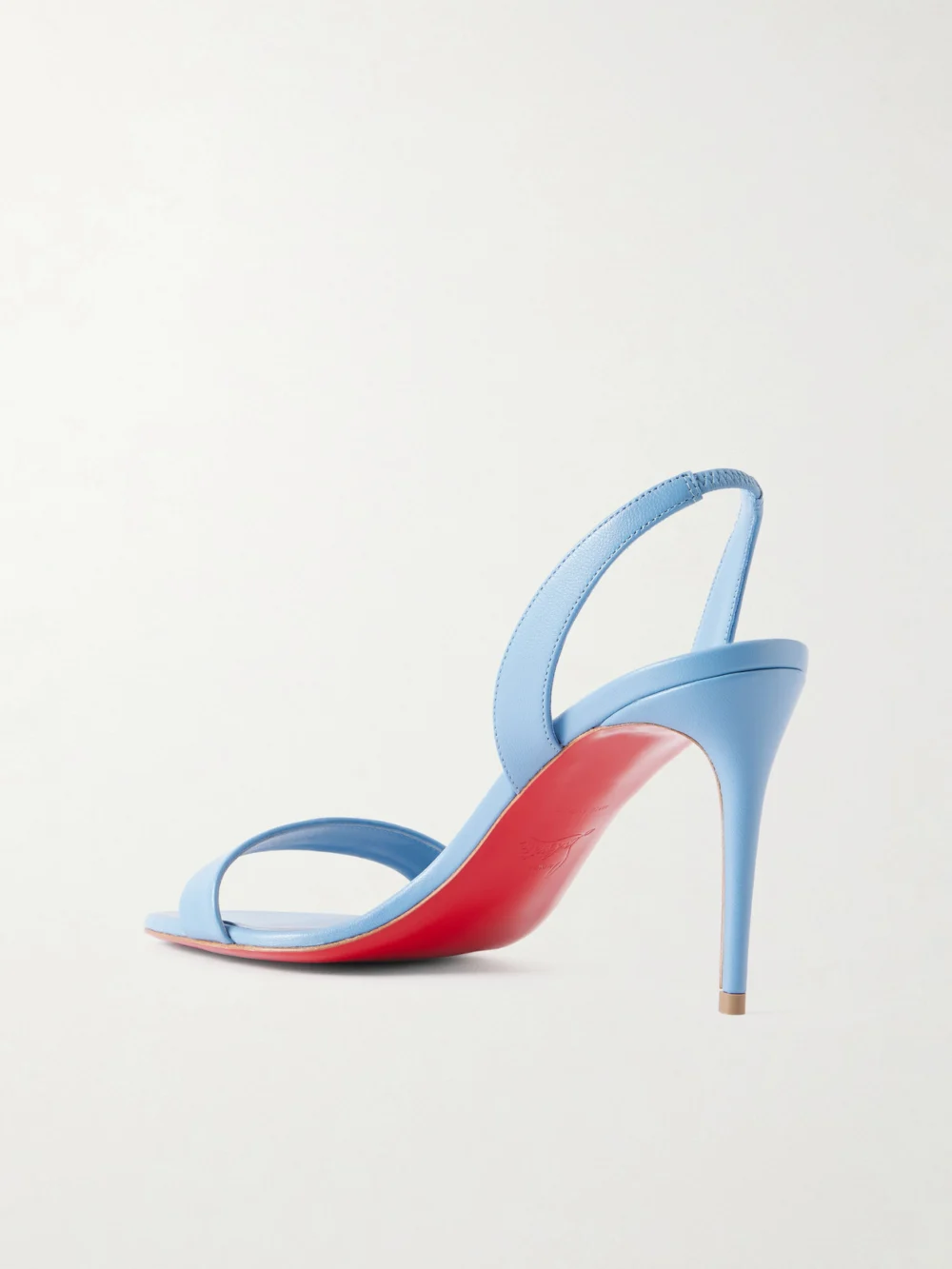 Back view of the Christian Louboutin O Marilyn 85 Leather Sandals