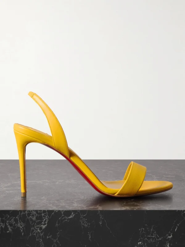 Christian Louboutin O Marylin 85 Leather Slingback Sandals