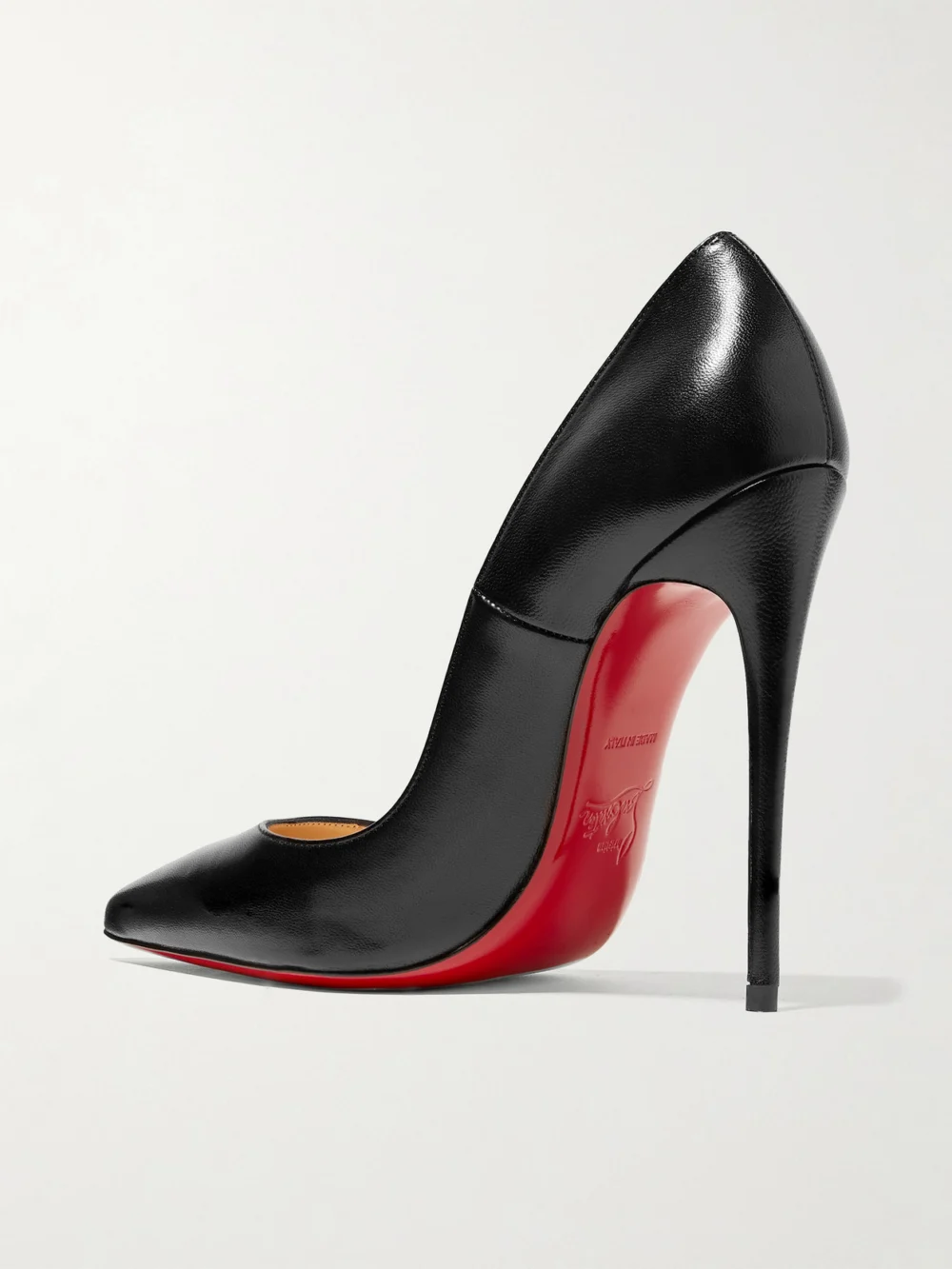 Back view of the Christian Louboutin So Kate 120 Leather Pumps