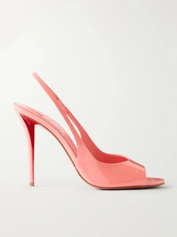 Christian Louboutin Sofia Z 100 Leather Slingback Sandals