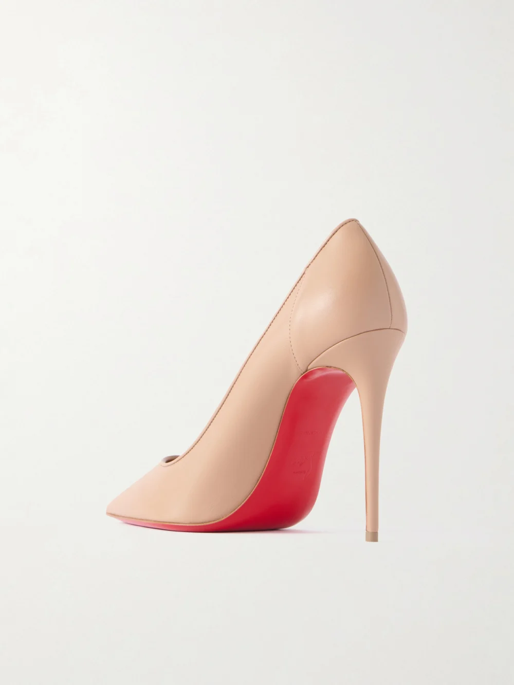 Back view of the Christian Louboutin Sporty Kate 100 Leather Pumps