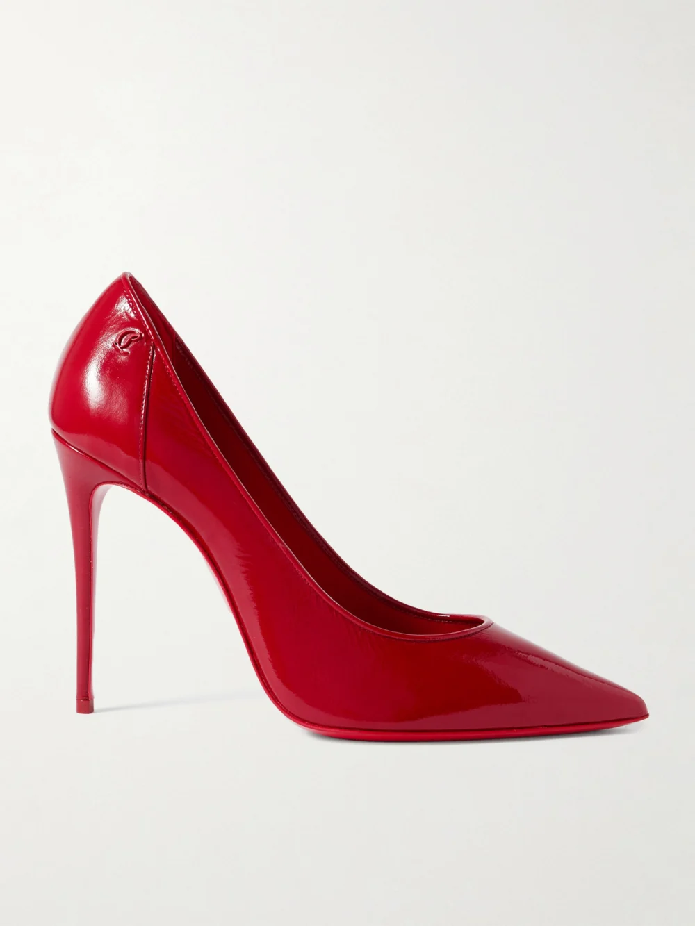 Christian Louboutin Sporty Kate 100 Patent-leather Pumps in red