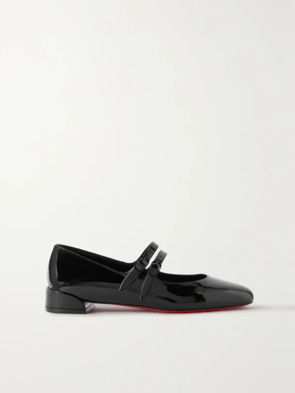 Christian Louboutin Sweet Jane Patent-leather Flats