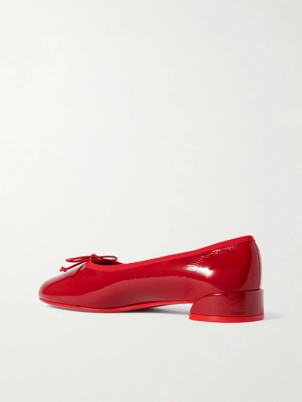 Back view of the Christian Louboutin Sweetie Jane Patent-leather Flats