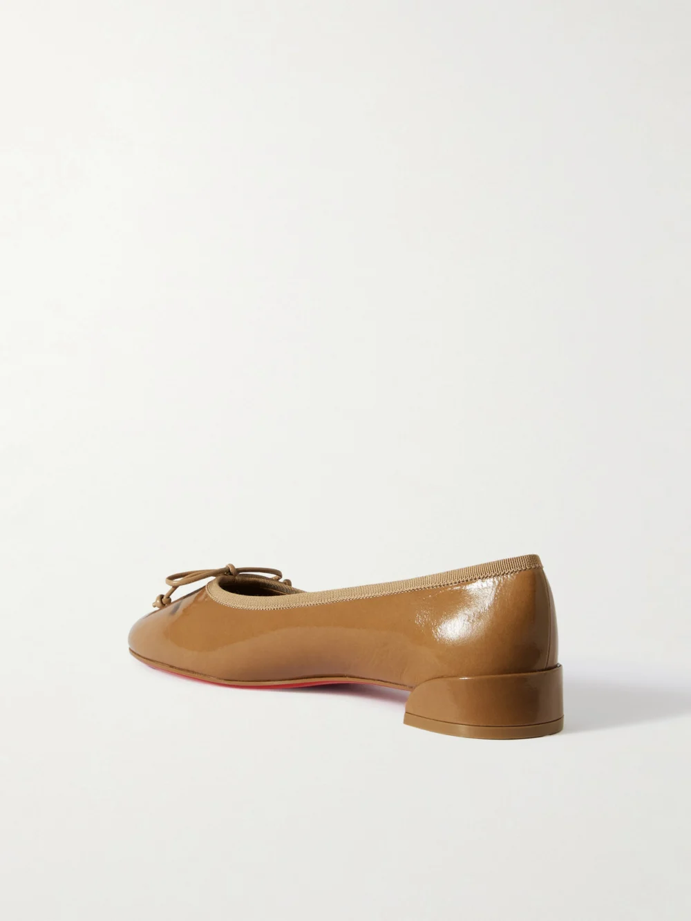 Back view of the Christian Louboutin Sweetie Jane Patent-leather Flats