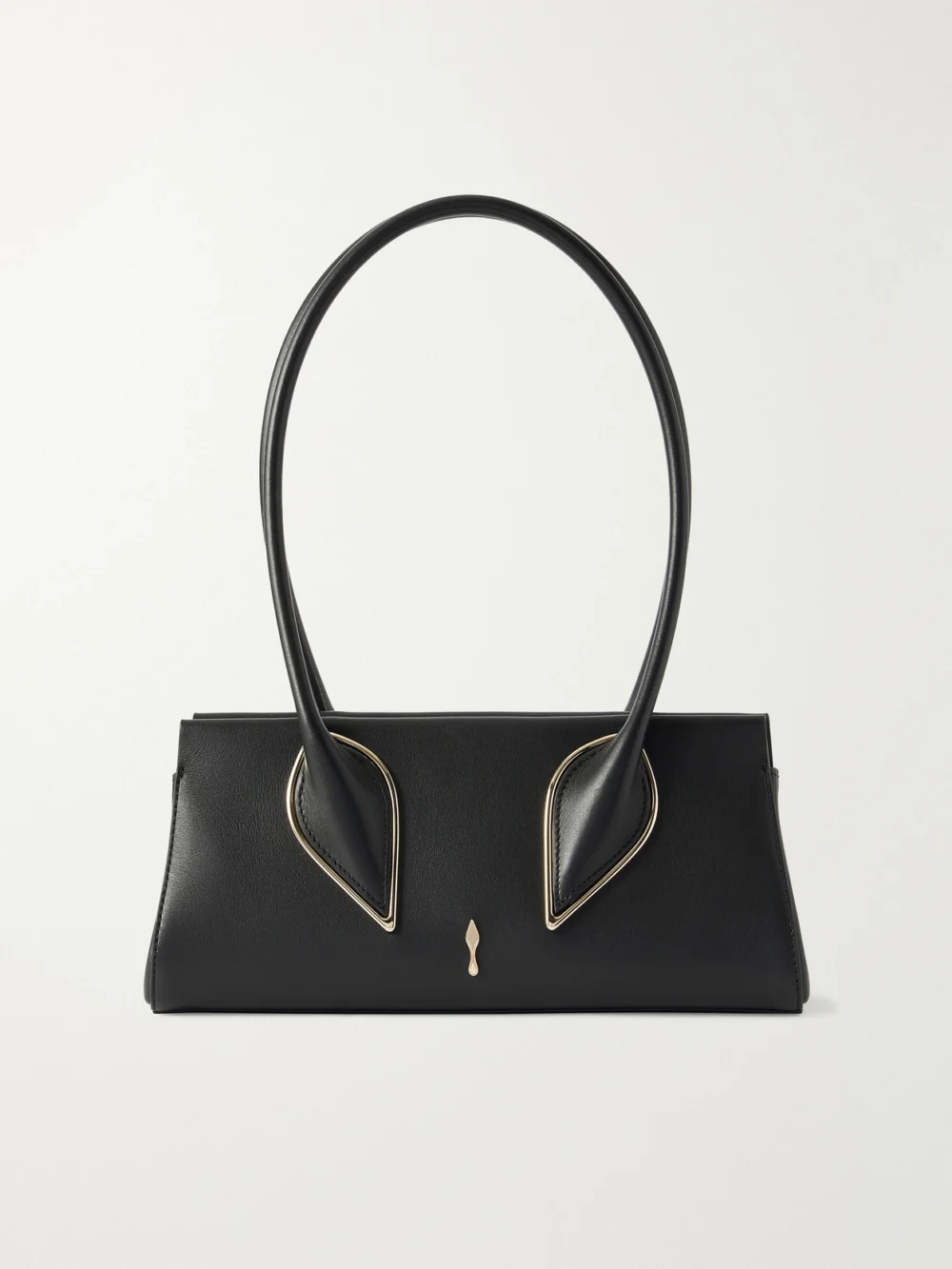 Christian Louboutin Venus Leather Shoulder Bag in black