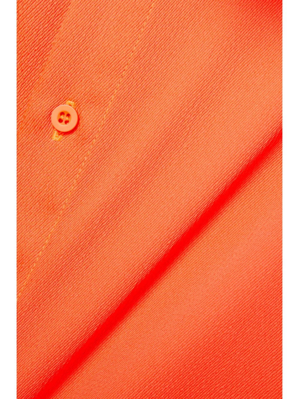 Close-up detail of the Christopher John Rogers Oversized Crepe Shirt