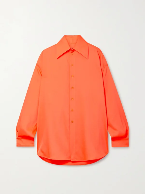 Christopher John Rogers Oversized Crepe Shirt