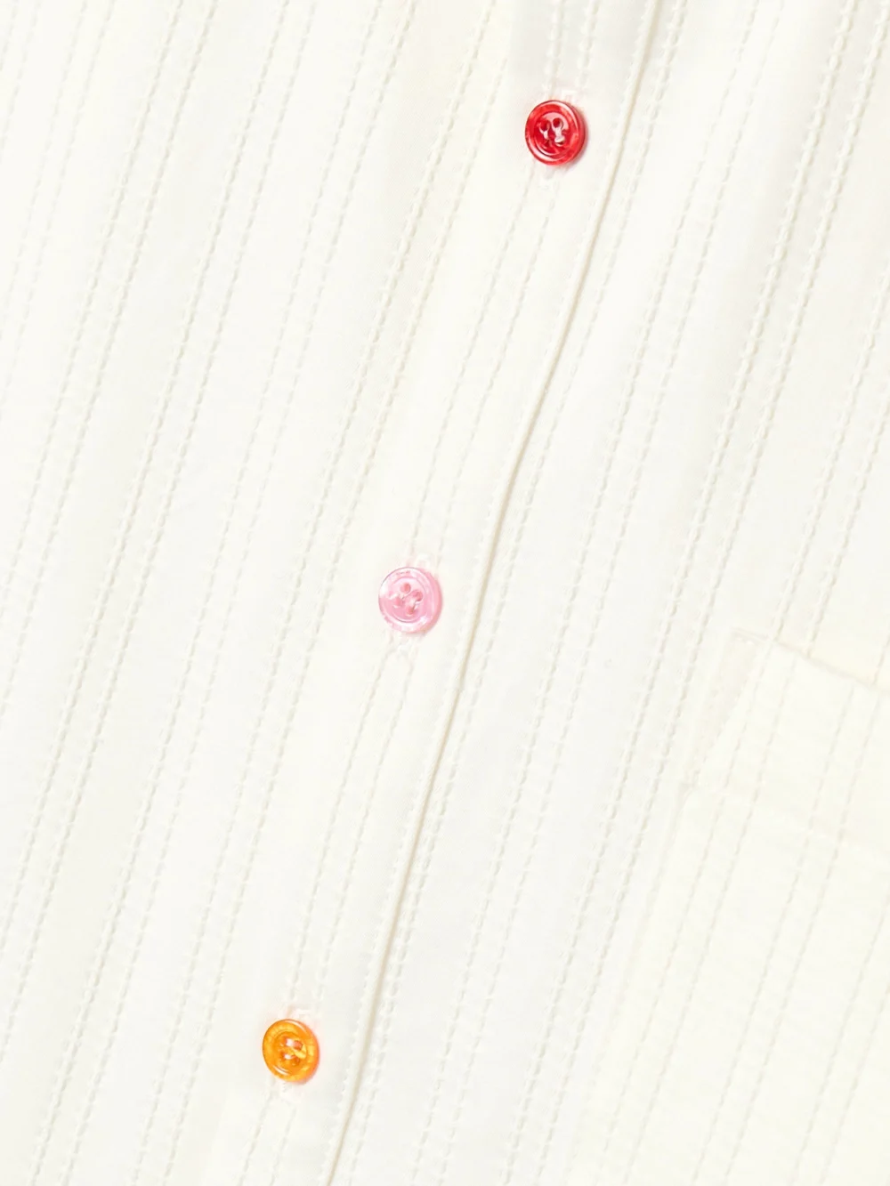 Close-up detail of the Christopher John Rogers Oversized Embroidered Cotton-sateen Shirt