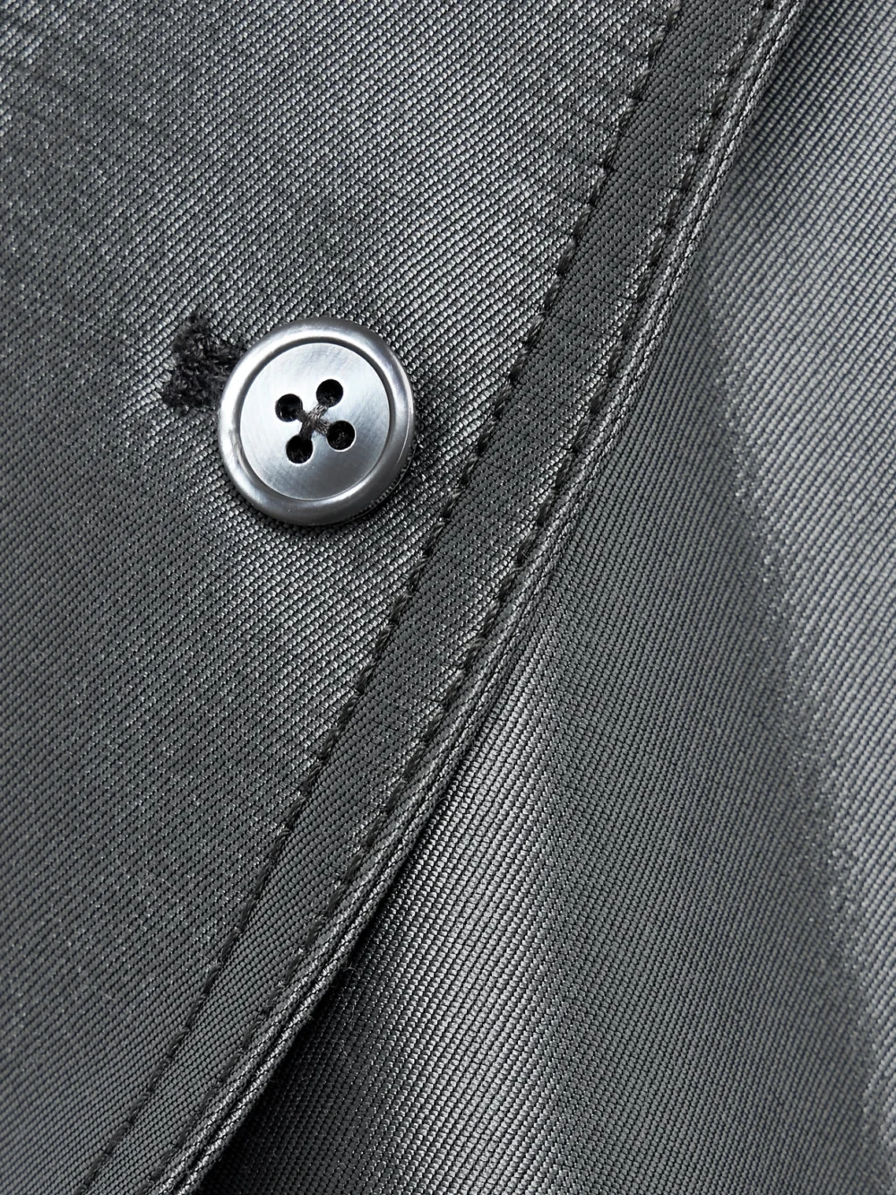 Close-up detail of the Christopher John Rogers Silk and Wool-blend Twill Tapered Cargo Pants