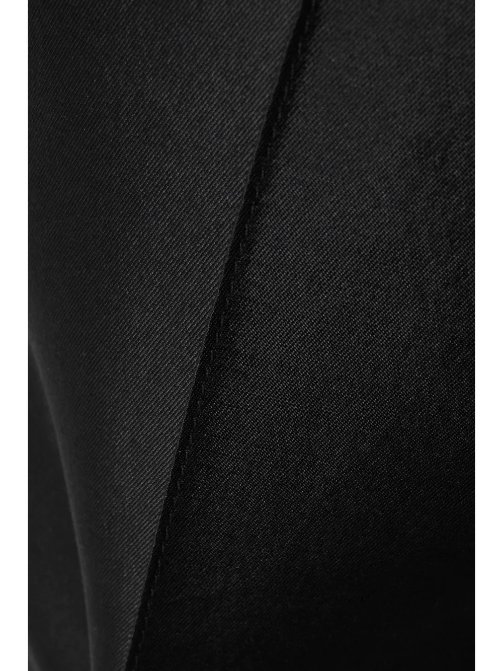 Close-up detail of the Christopher John Rogers Silk and Wool-blend Twill Tapered Pants