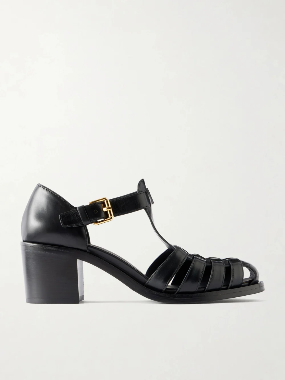 Church's Kelsey 50 Woven Leather Sandals in black