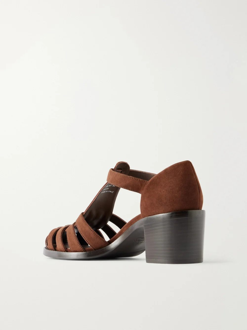 Back view of the Church's Kelsey 50 Woven Suede Sandals
