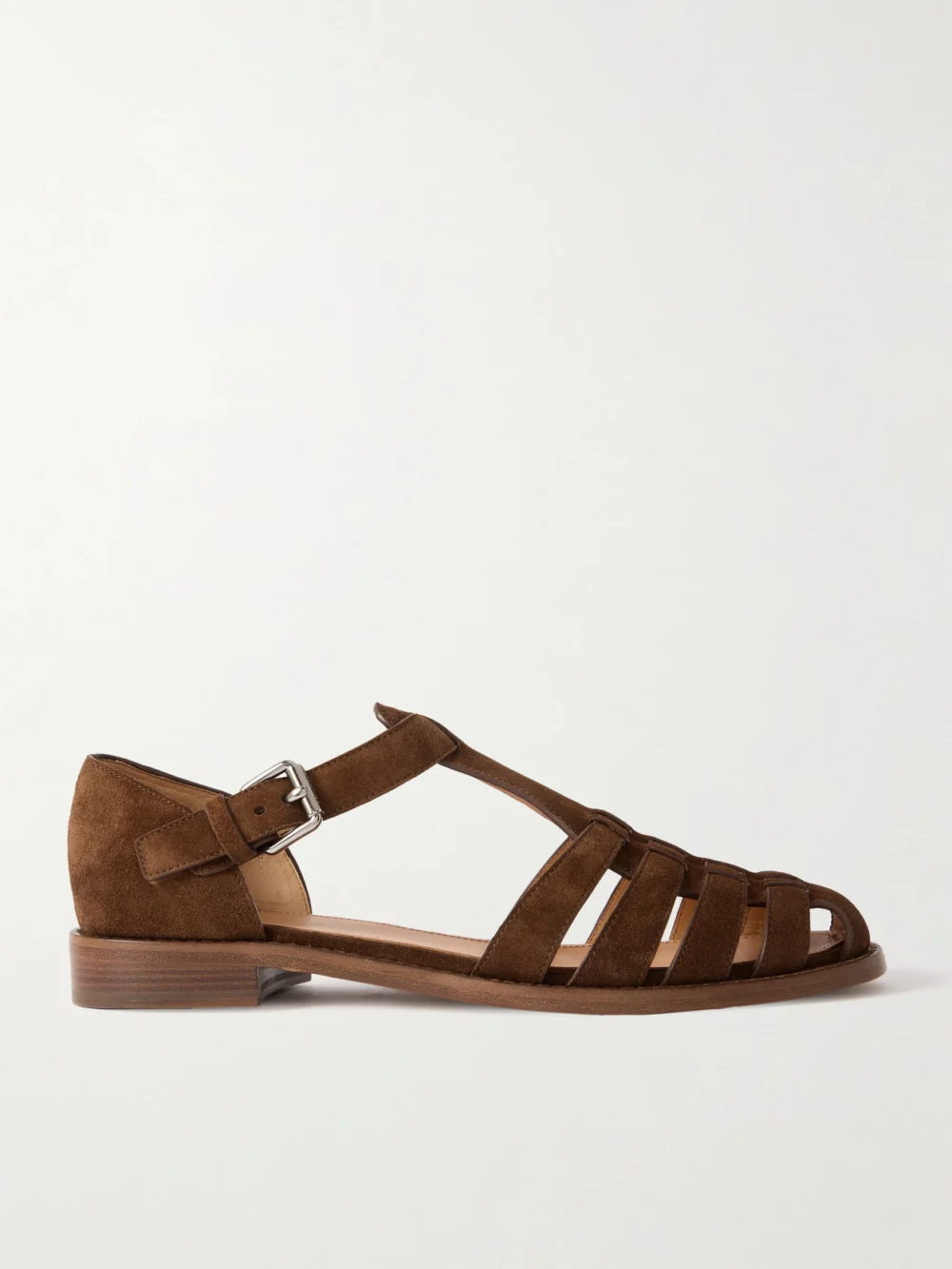 Church's Kelsey Woven Suede Sandals in brown