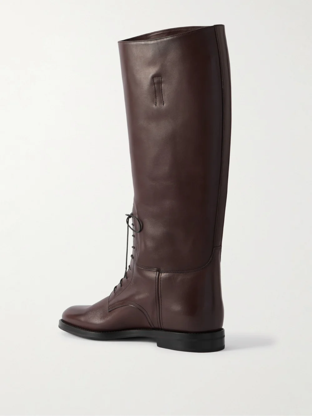 Back view of the Church's Leather Lace-up Knee Boots