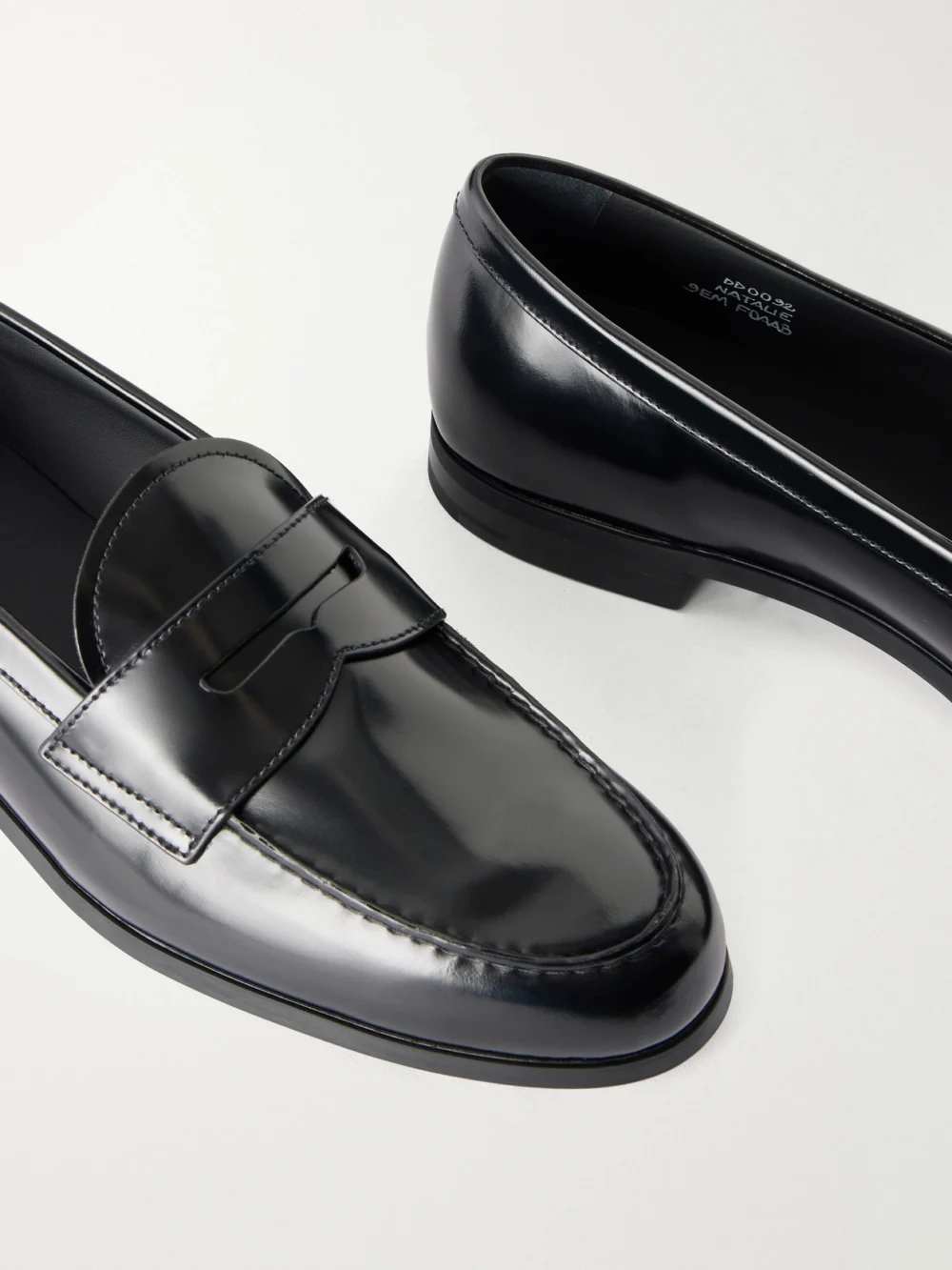 Close-up detail of the Church's Natalie Leather Loafers