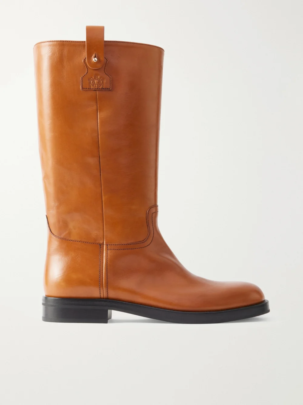 Church's Peyton Leather Knee Boots in tan