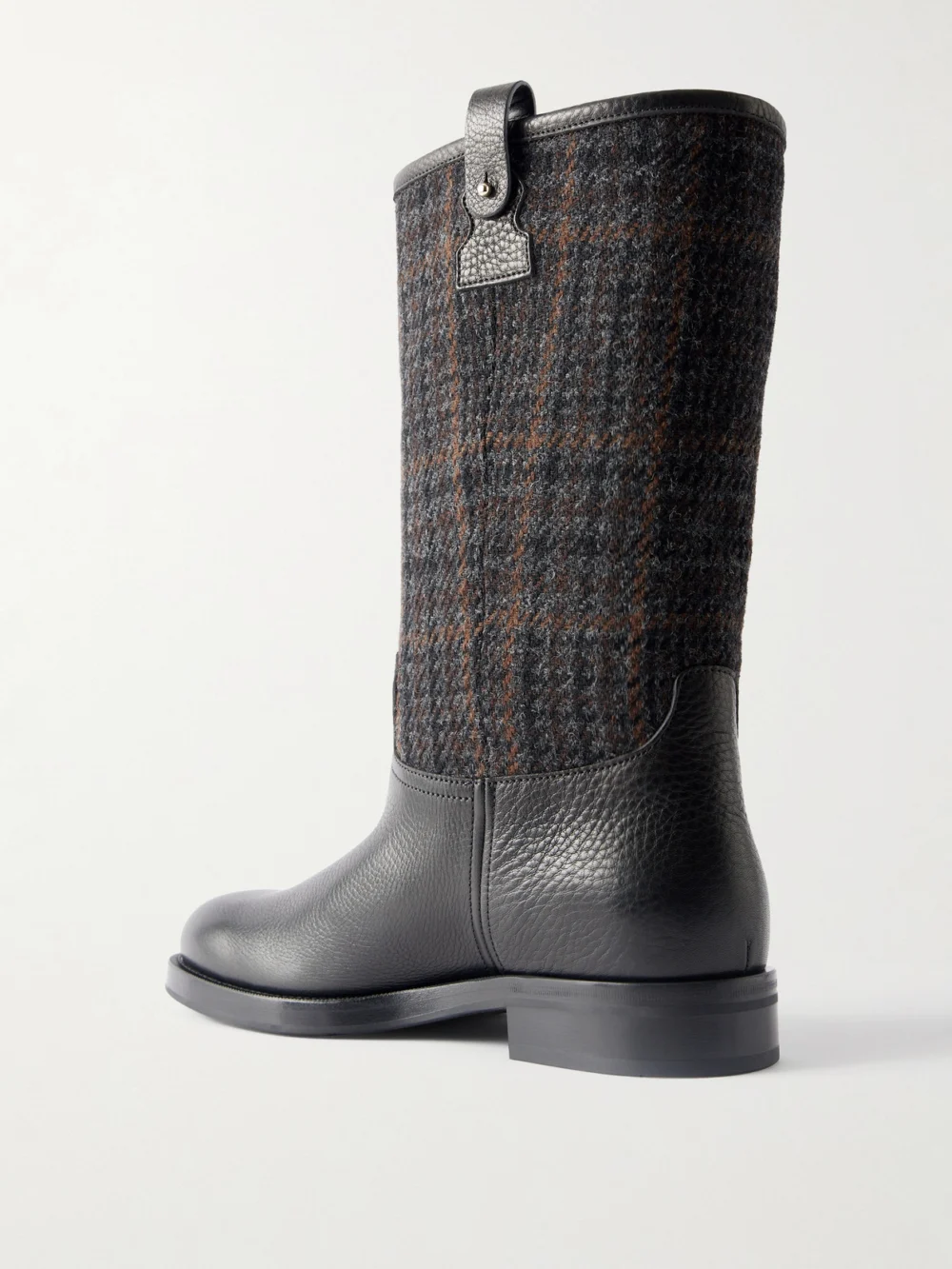 Back view of the Church's Peyton Tweed and Leather Boots
