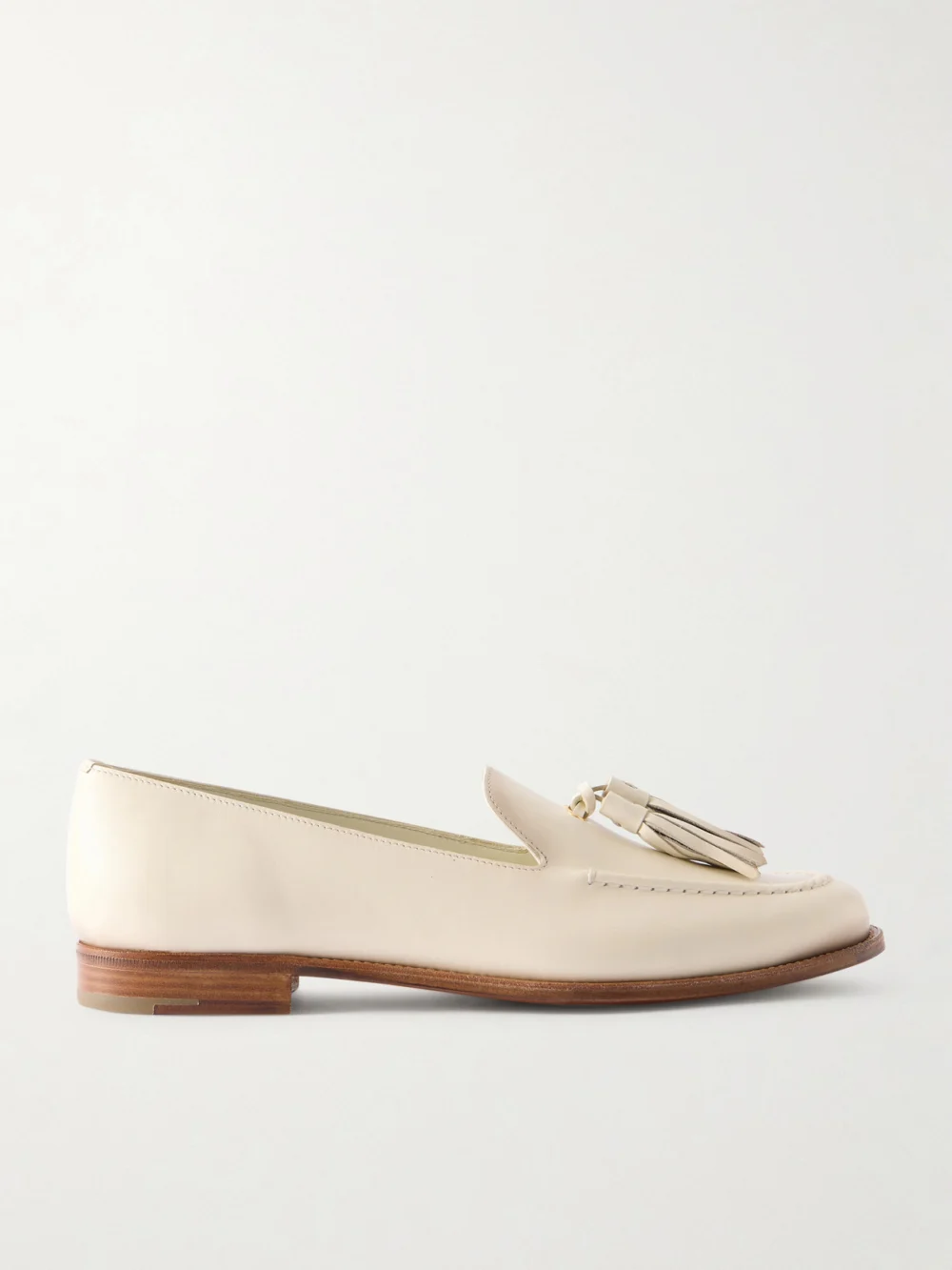 Church's Renee Tasseled Leather Loafers in ivory