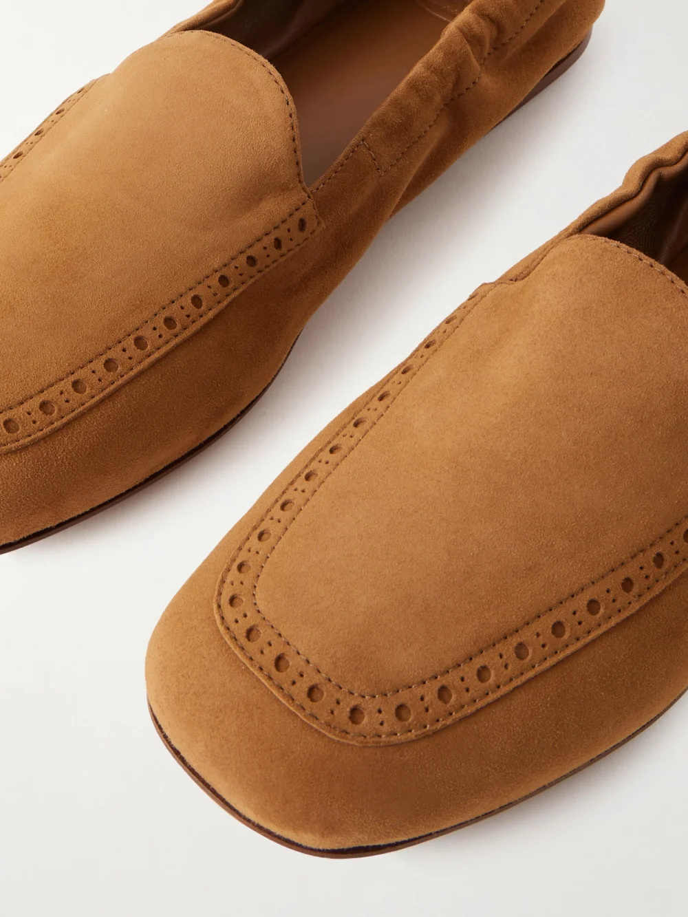 Close-up detail of the Church's Rika Suede Loafers