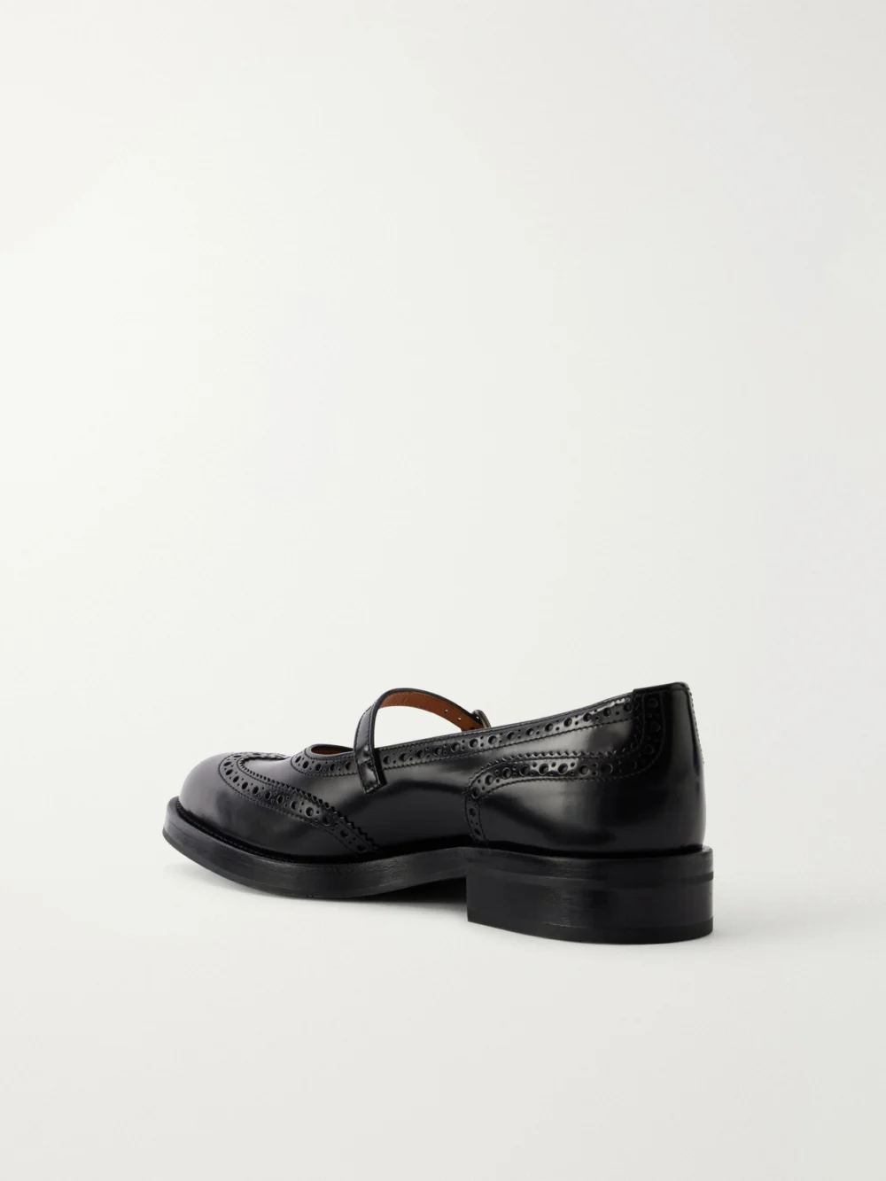 Back view of the Church's Sheila Leather Mary Jane Flats