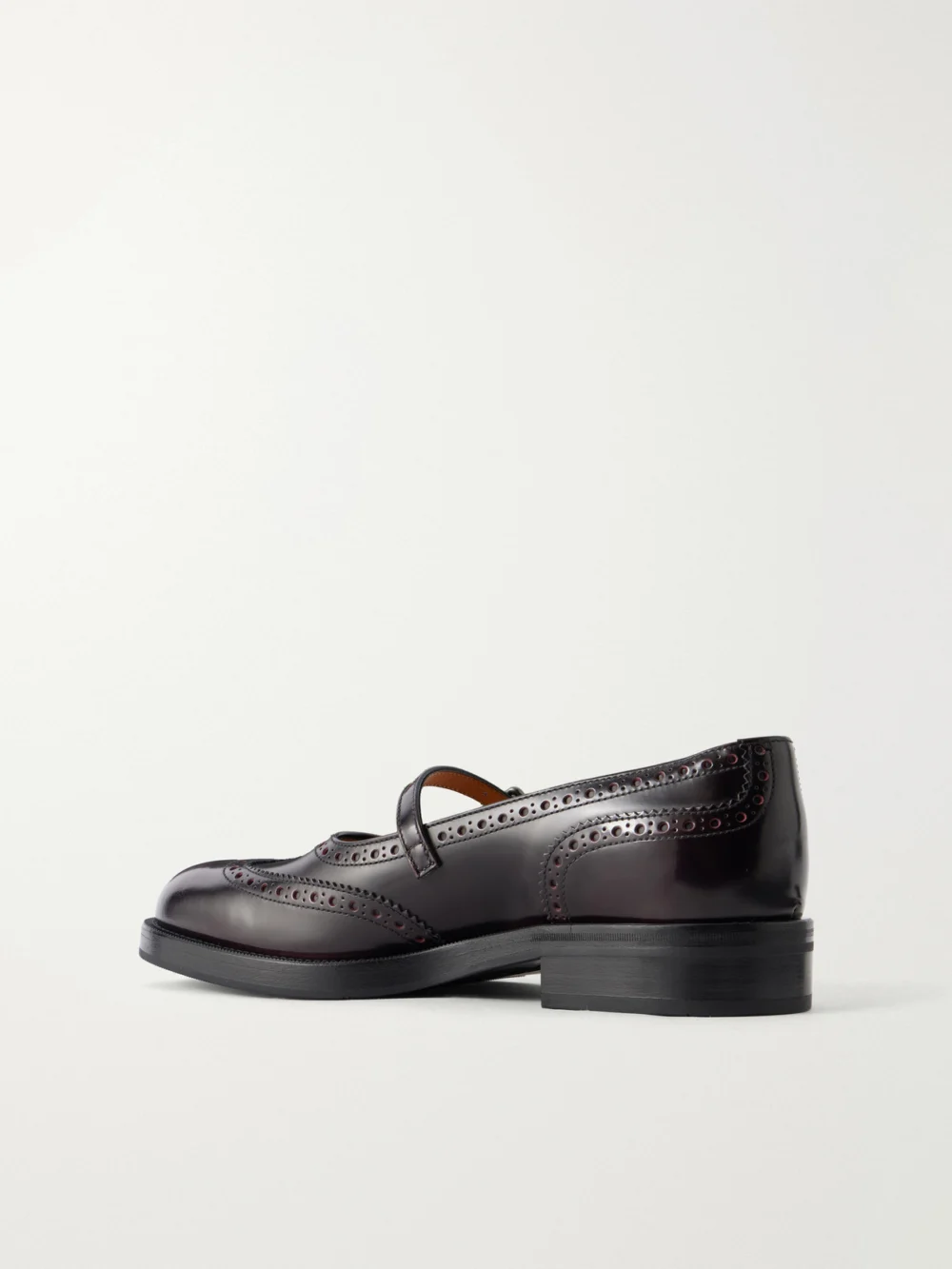 Back view of the Church's Sheila Mary Jane Leather Flats