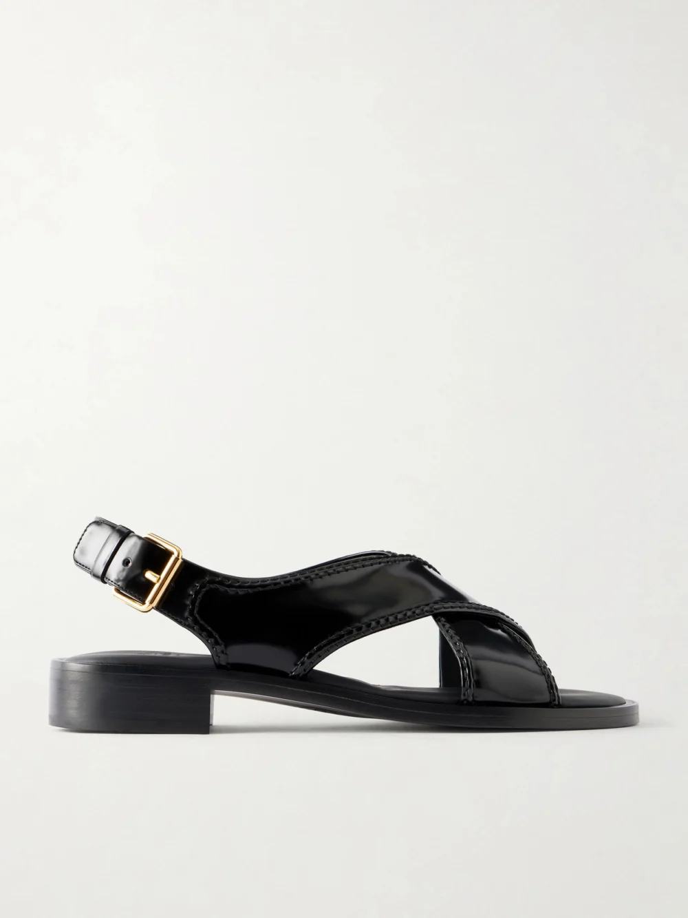 Church's Sondra Patent-leather Sandals in black