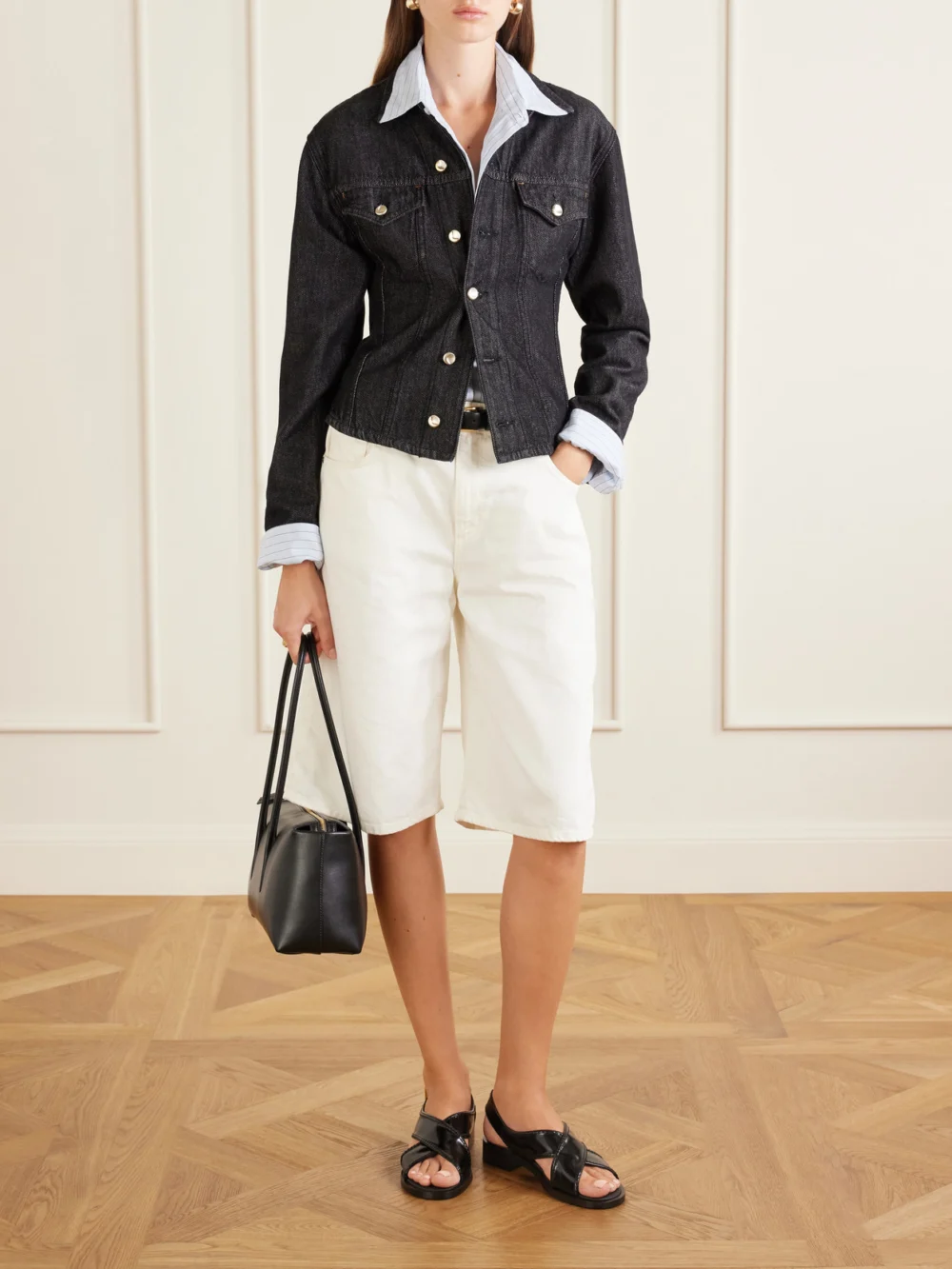 Church's Sondra Patent-leather Sandals, styled view