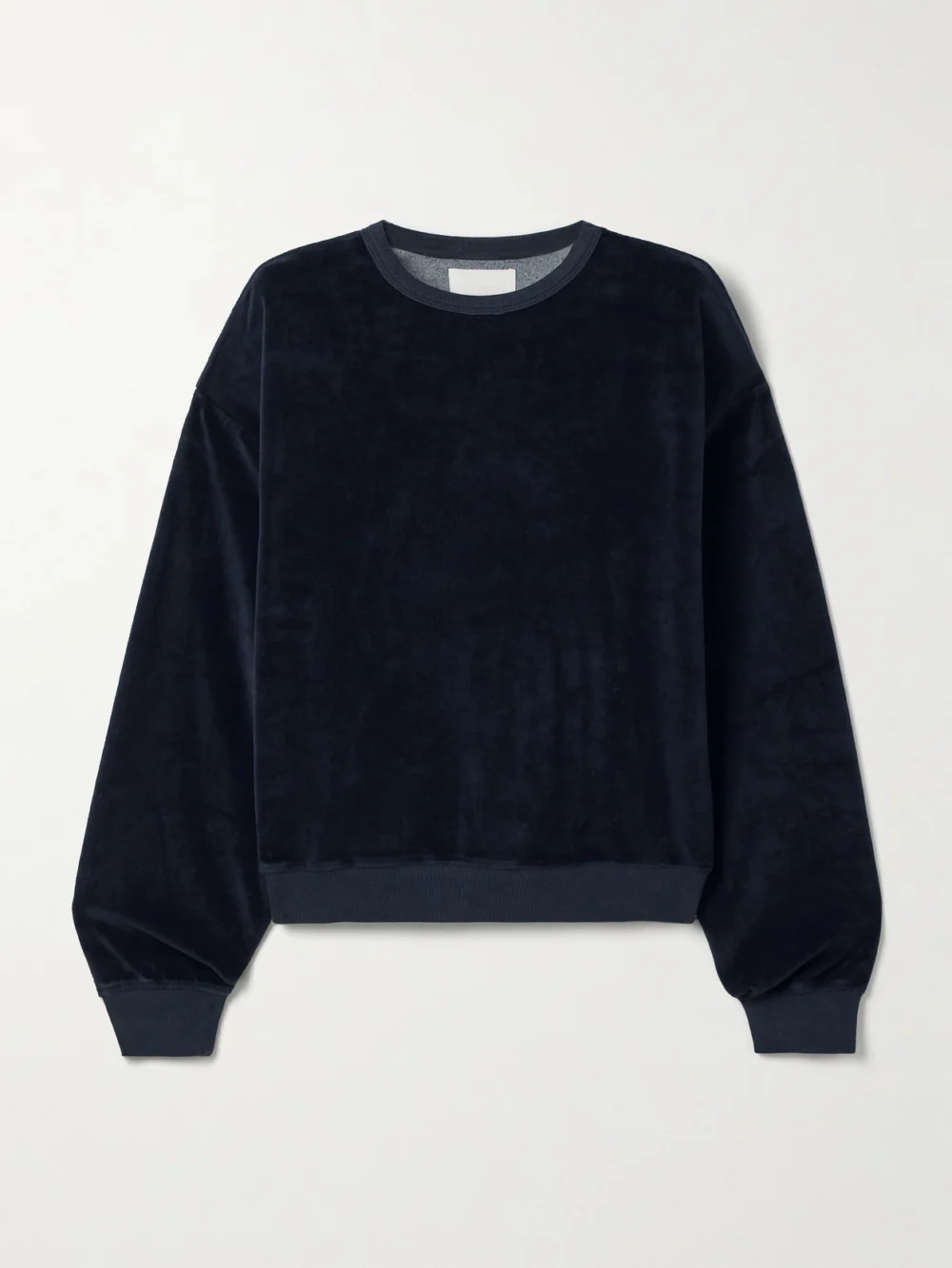 Citizens of Humanity Vintage Cotton-blend Velour Sweatshirt in navy