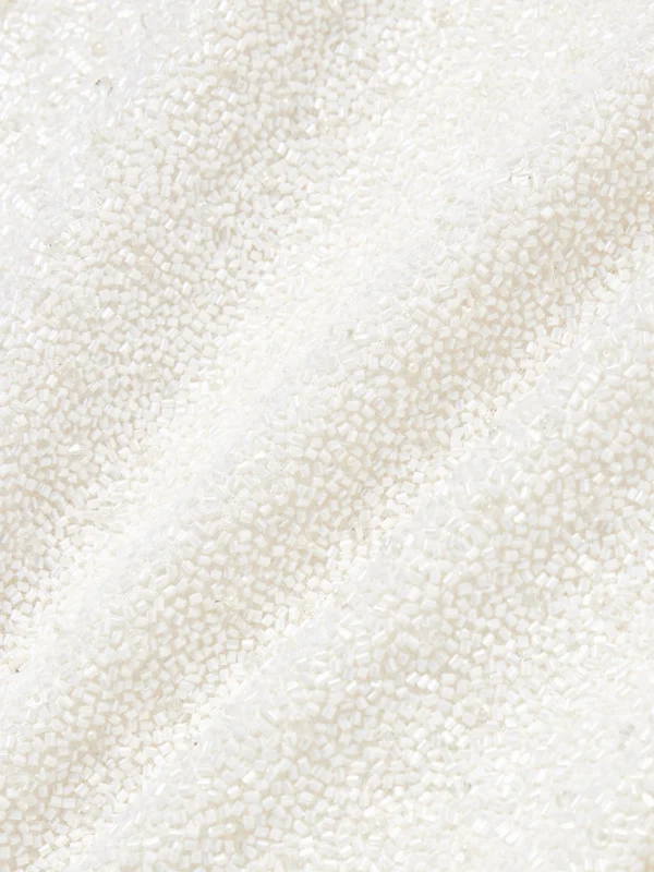 Close-up detail of the Clio Peppiatt Lille Bow-embellished Stretch-tulle Mini Dress