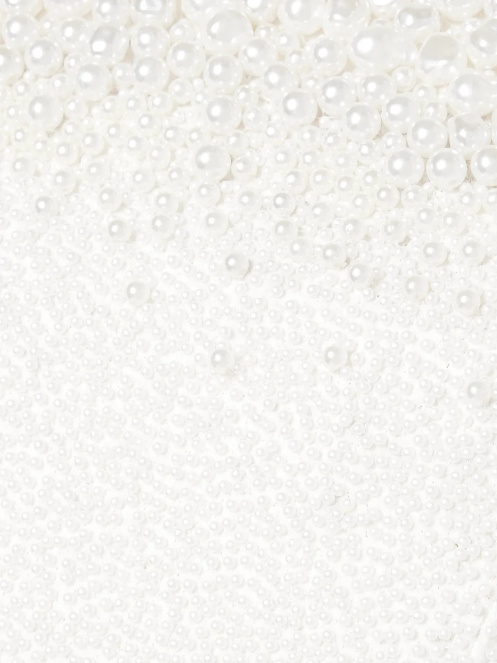 Close-up detail of the Clio Peppiatt Olympia Strapless Embellished Tulle Gown