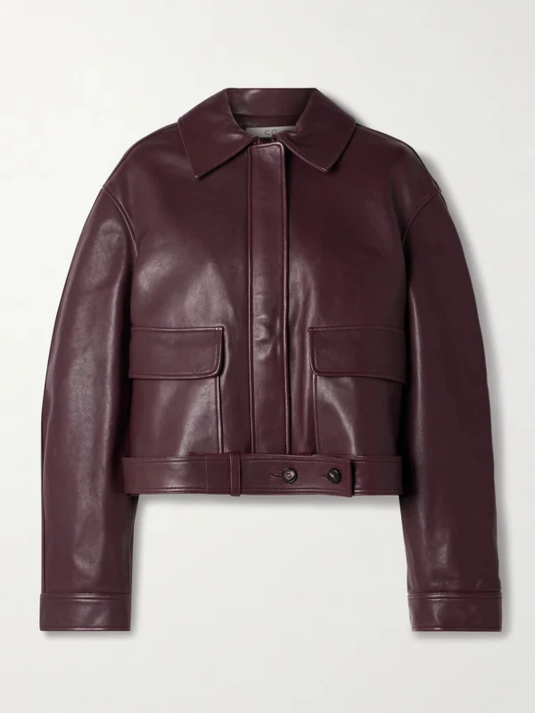 Co Belted Leather Jacket