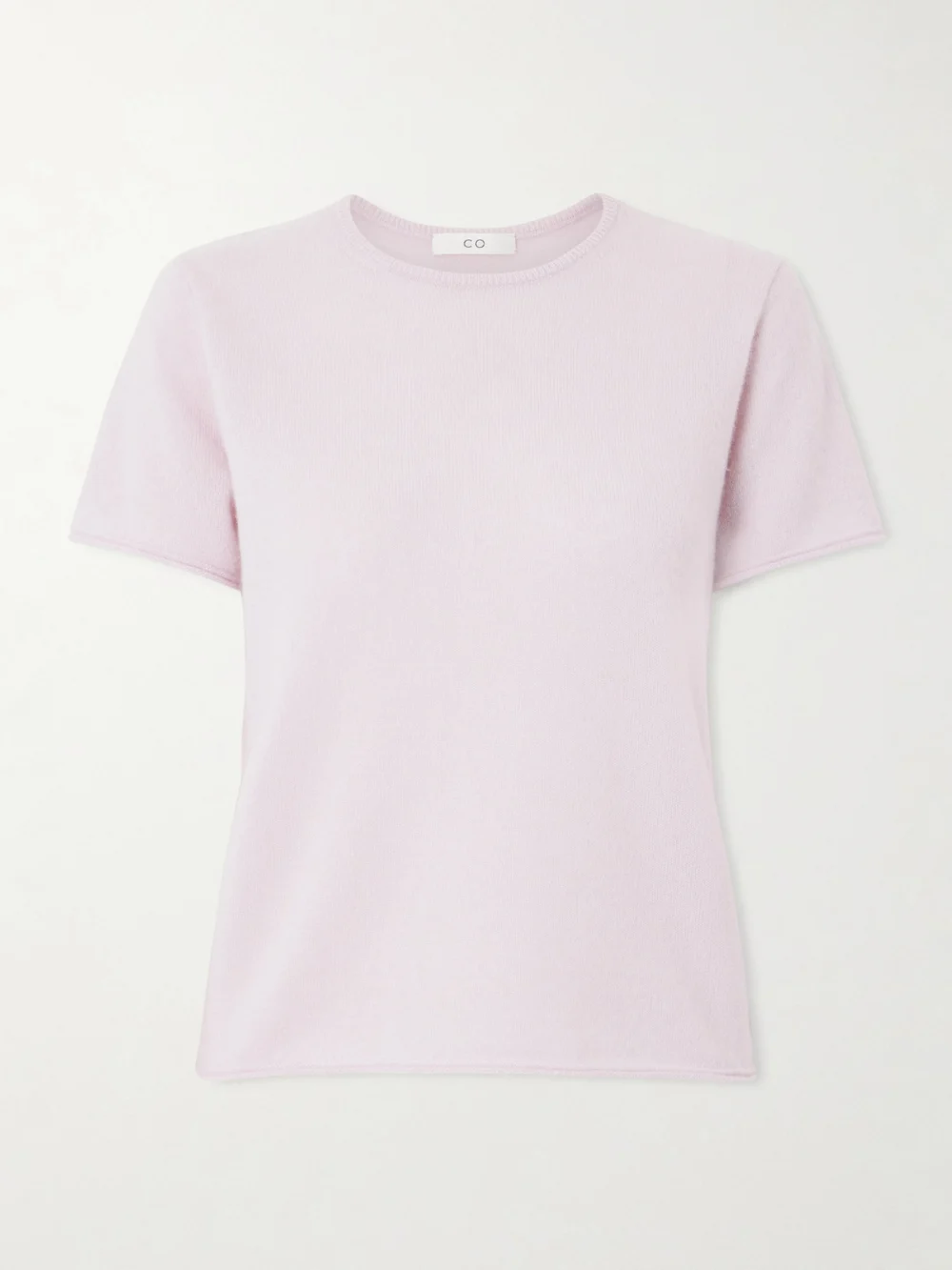 Co Cashmere and Silk-blend T-shirt in baby pink