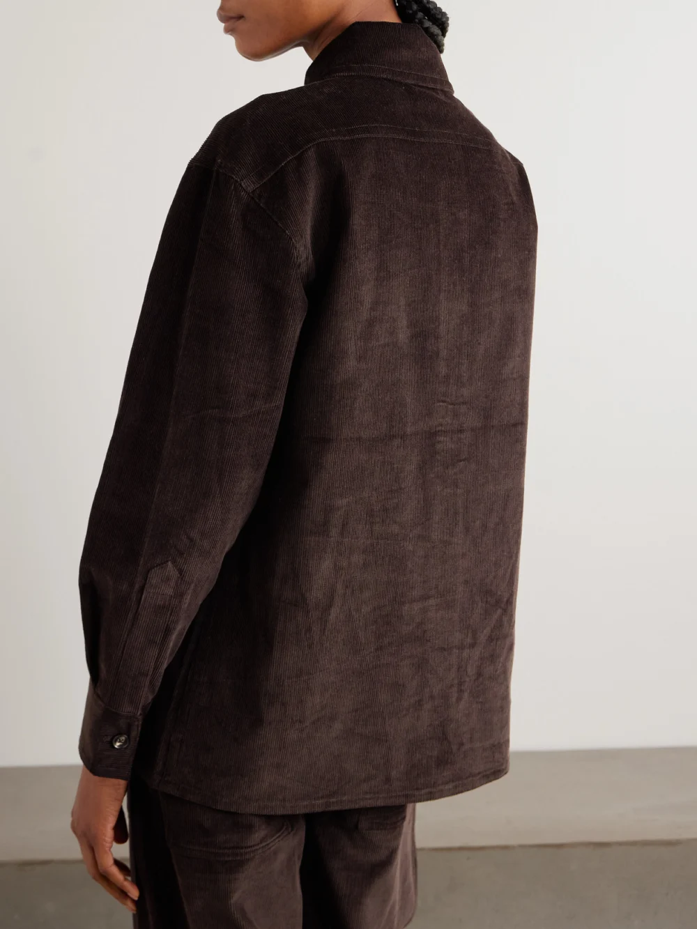 Back view of the Co Cotton-corduroy Shirt