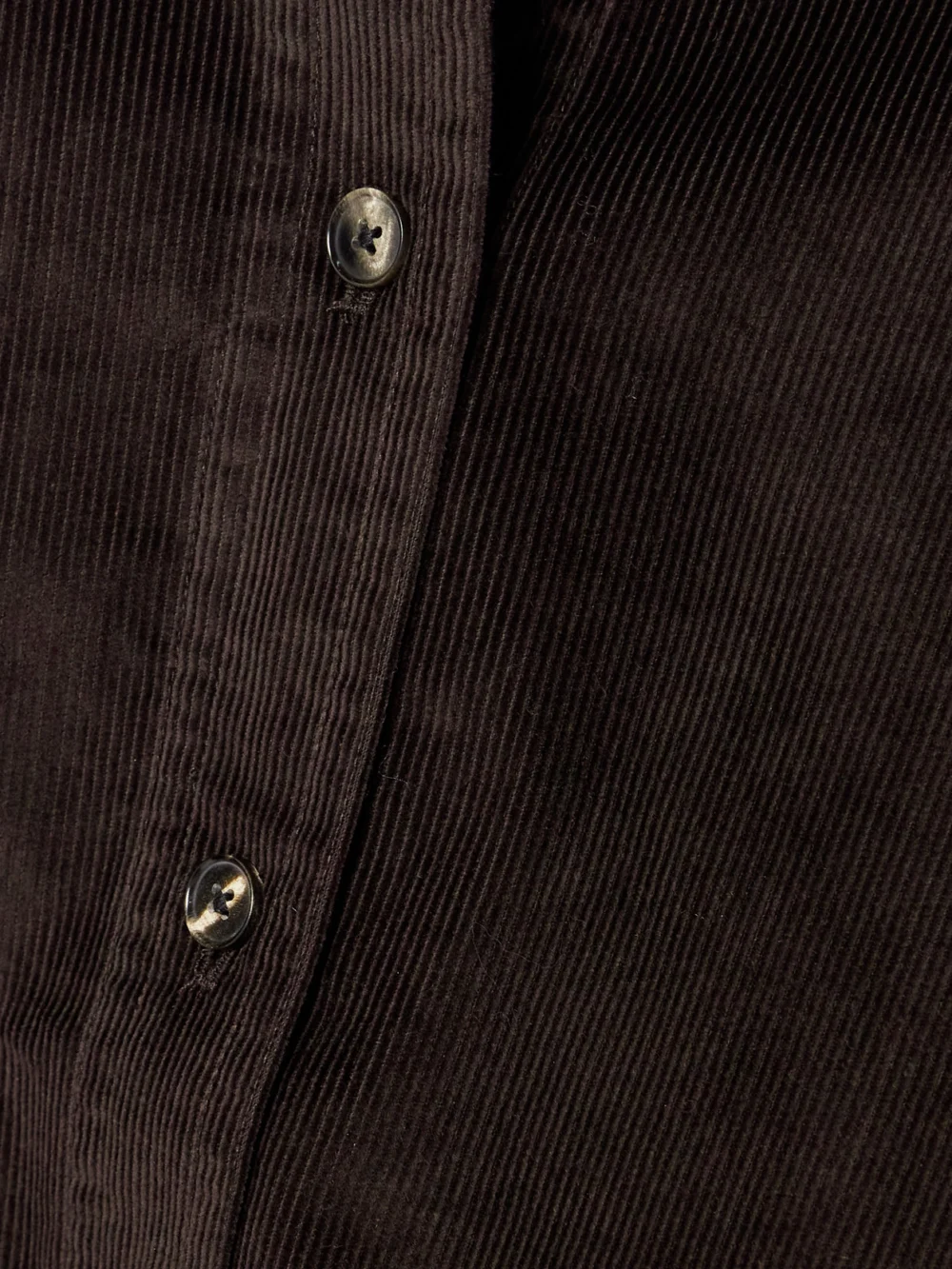 Close-up detail of the Co Cotton-corduroy Shirt