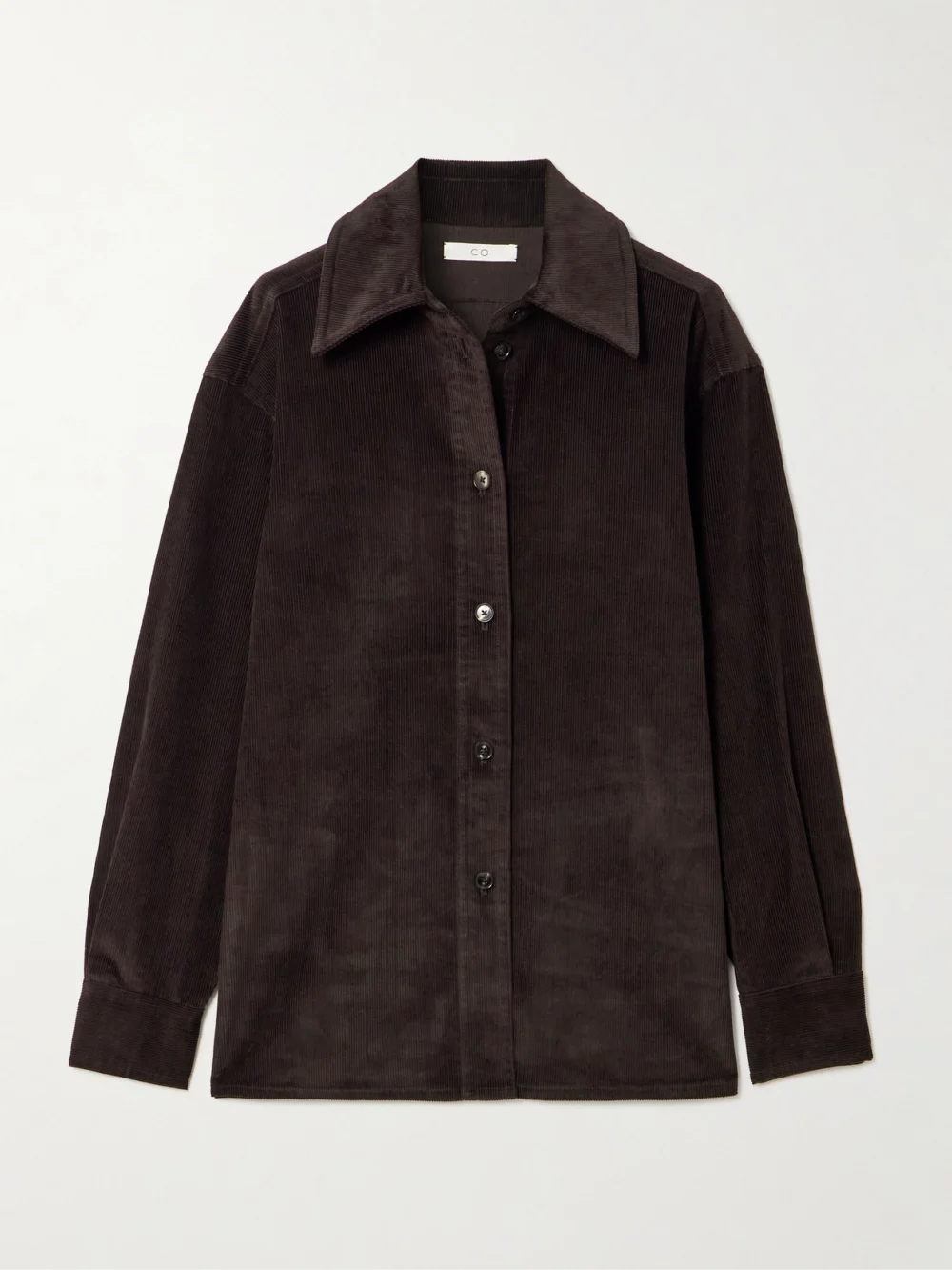 Co Cotton-corduroy Shirt in chocolate