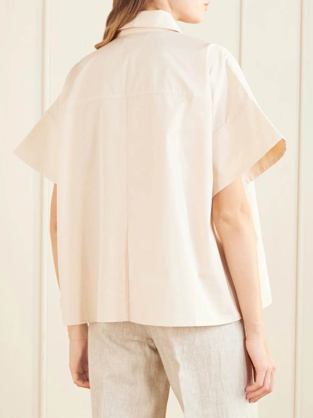 Back view of the Co Cotton-poplin Shirt