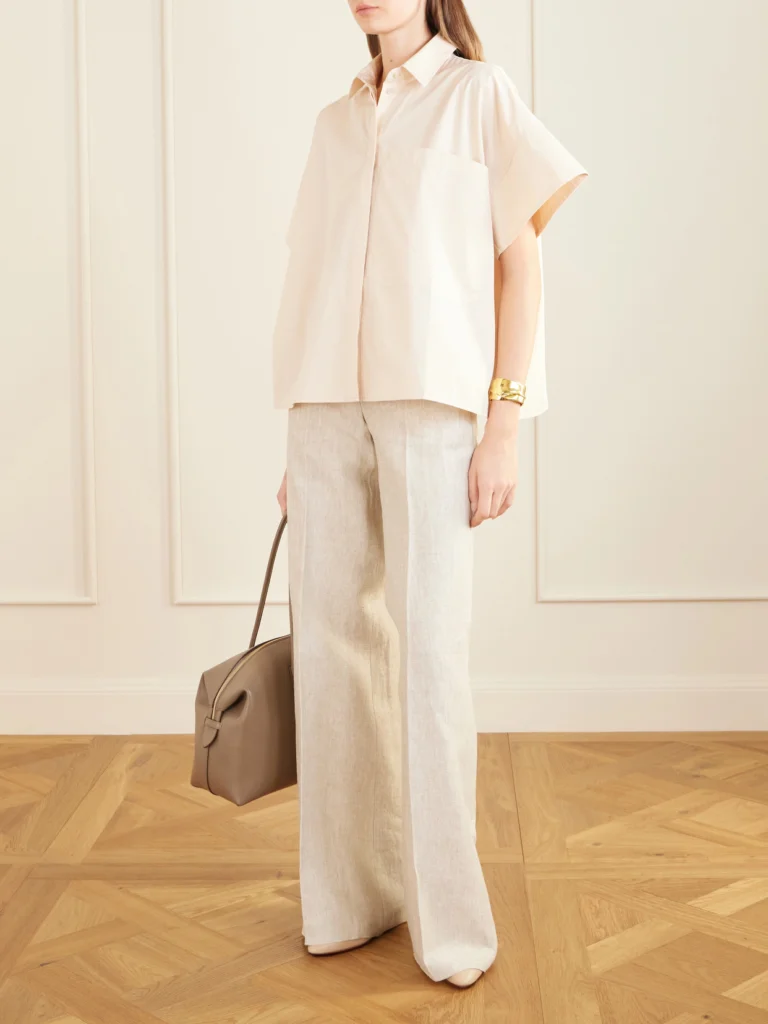 Co Cotton-poplin Shirt, worn by a model