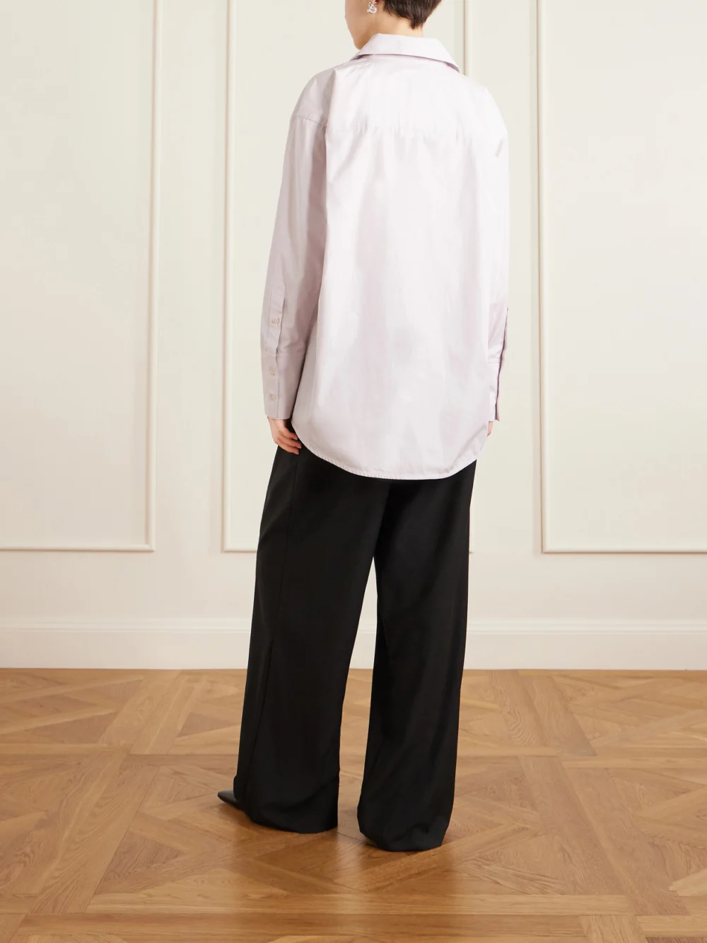 Back view of the Co Cotton-poplin Shirt