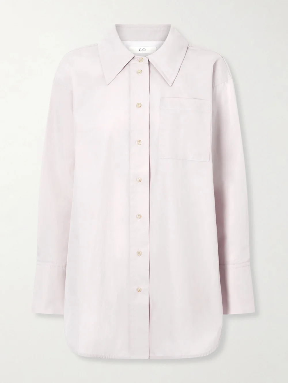 Co Cotton-poplin Shirt in purple