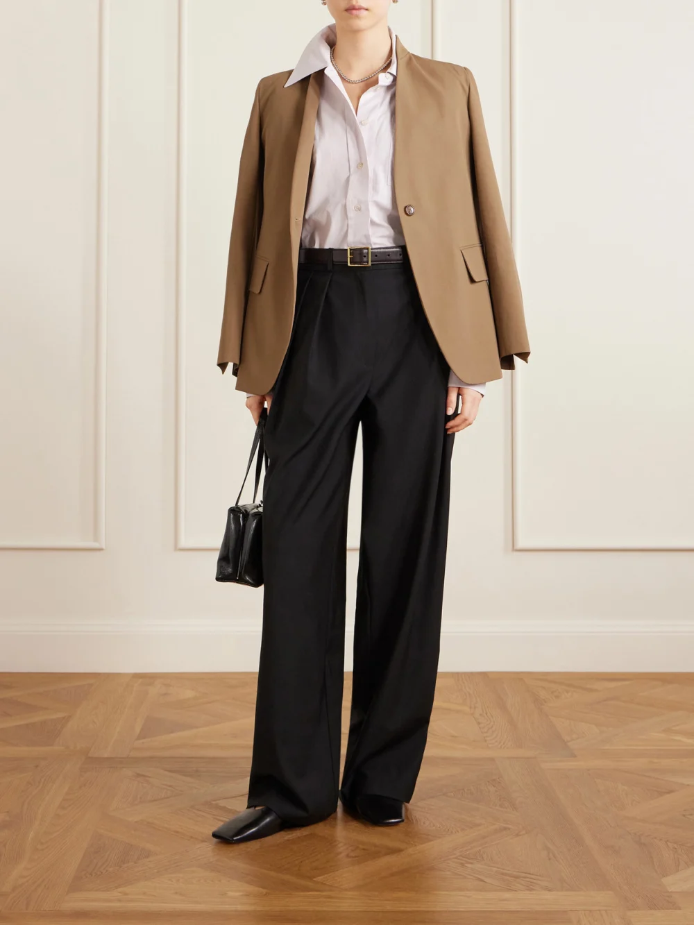 Co Cotton-poplin Shirt, worn by a model