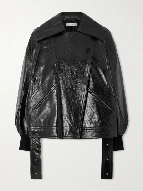 Co Engineered Double-breasted Leather Jacket