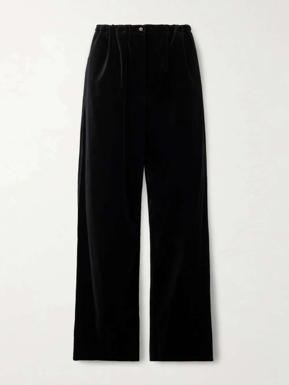 Colleen Allen Cotton-velvet Pants in black