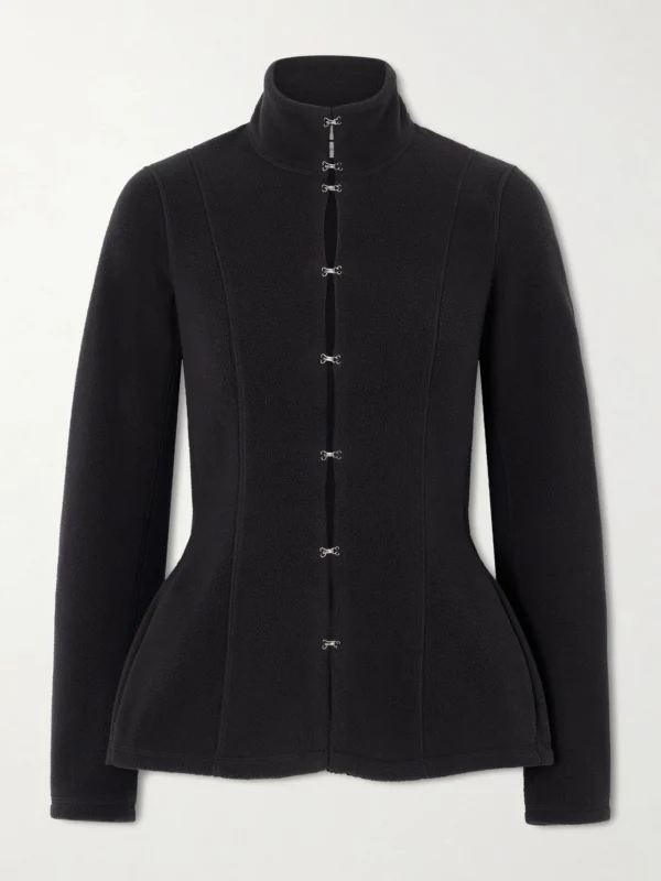 Colleen Allen Paneled Fleece Jacket