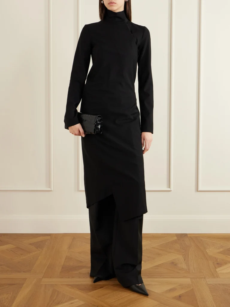 Colleen Allen Twist Stretch-crepe Jacket
