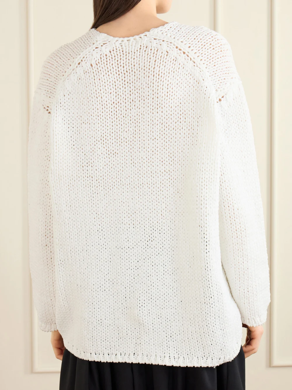 Back view of the Comme des Garçons Knitted Sweater