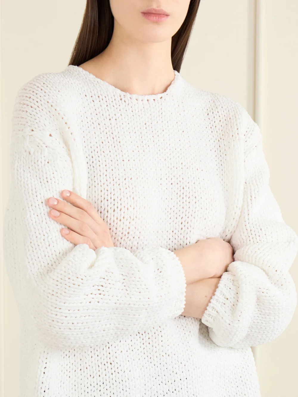Close-up detail of the Comme des Garçons Knitted Sweater