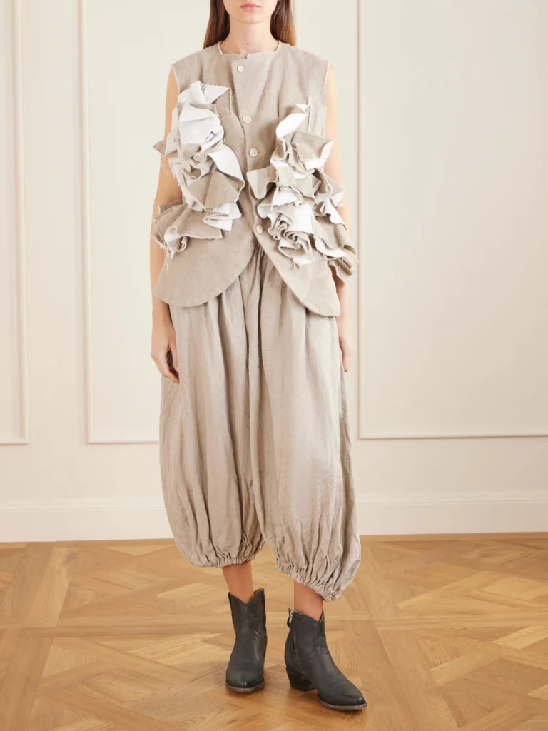 Comme des Garçons Linen-canvas Vest