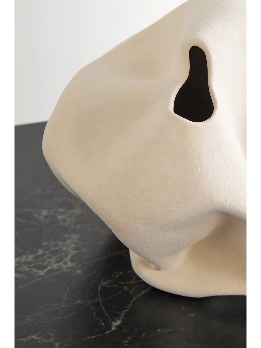 Close-up detail of the Completedworks + Ekaterina Bazhenova Yamasaki Goliath Ceramic Vase