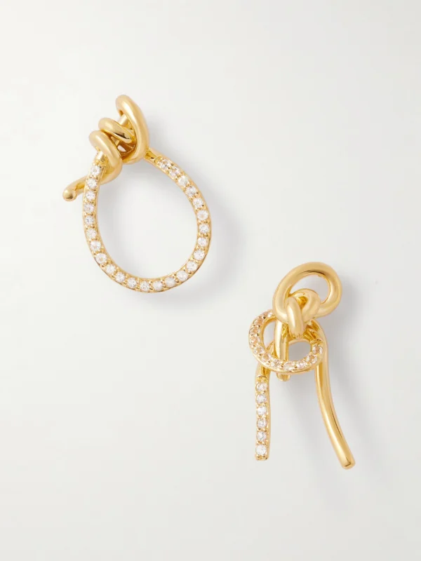 Completedworks Notsobig Thread Ii Recycled Gold Vermeil Topaz Earrings